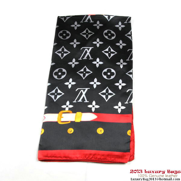 Louis Vuitton Scarves Silk WJLV086-3 Black