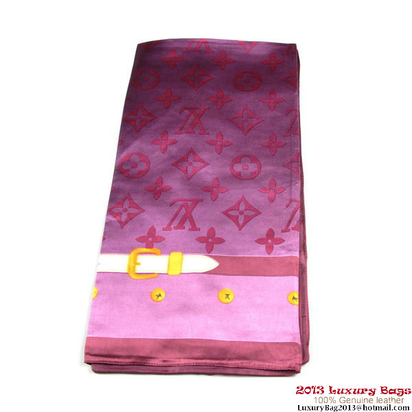 Louis Vuitton Scarves Silk WJLV086-4 Purple