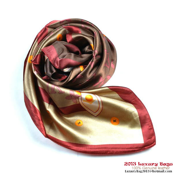 Louis Vuitton Scarves Silk WJLV086-5 Brown