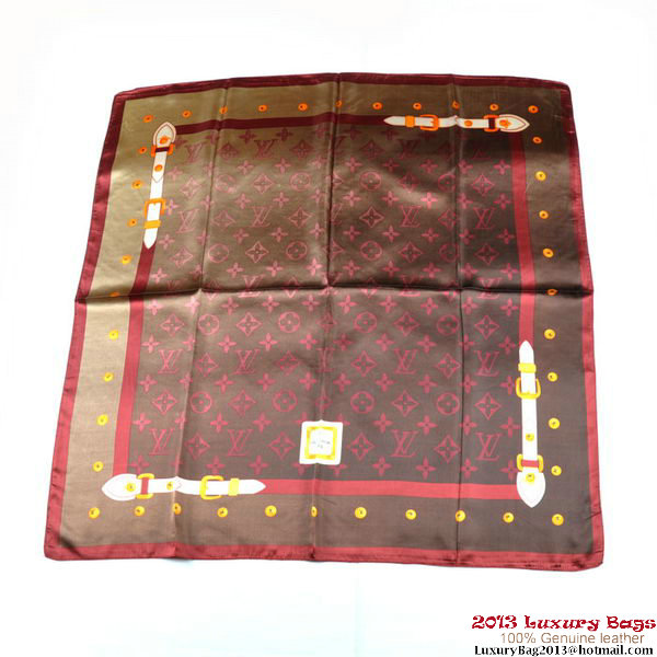 Louis Vuitton Scarves Silk WJLV086-5 Brown