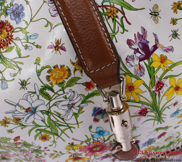 2013 Gucci New Jackie Medium Shoulder Bag 246907 Multicolour Camel