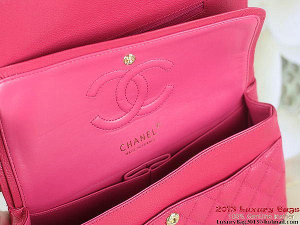 Chanel 2.55 Classic Flap Bag Rose Original Cannage Patterns Gold