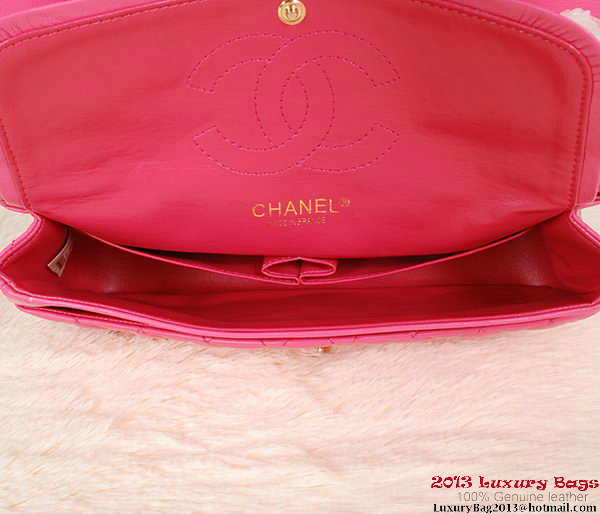 Chanel 2.55 Series Bag Rose Sheepskin Leather 1112 Gold