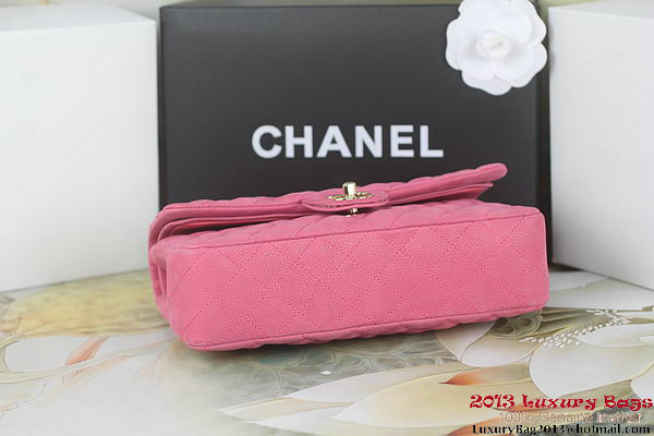 Chanel 2.55 Series A01112 Pink Original Leather Classic Flap Bag Gold