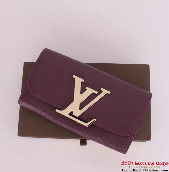 Louis Vuitton Vivienne LV Long Wallet M58176 Purple