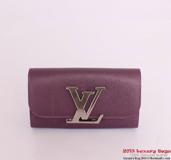 Louis Vuitton Vivienne LV Long Wallet M58176 Purple