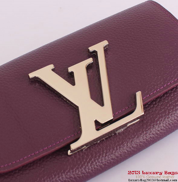 Louis Vuitton Vivienne LV Long Wallet M58176 Purple
