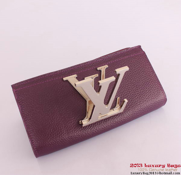 Louis Vuitton Vivienne LV Long Wallet M58176 Purple