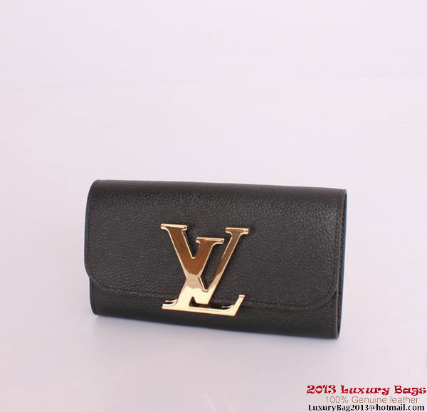 Louis Vuitton Vivienne LV Long Wallet M58177 Black