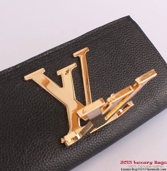 Louis Vuitton Vivienne LV Long Wallet M58177 Black