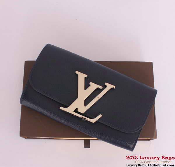 Louis Vuitton Vivienne LV Long Wallet M58177 RoyalBlue