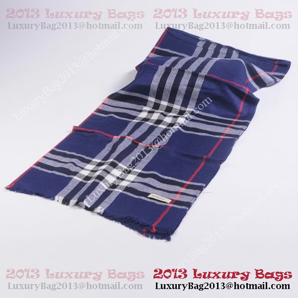 Burberry Scarves Cashmere WJBUR16 Blue