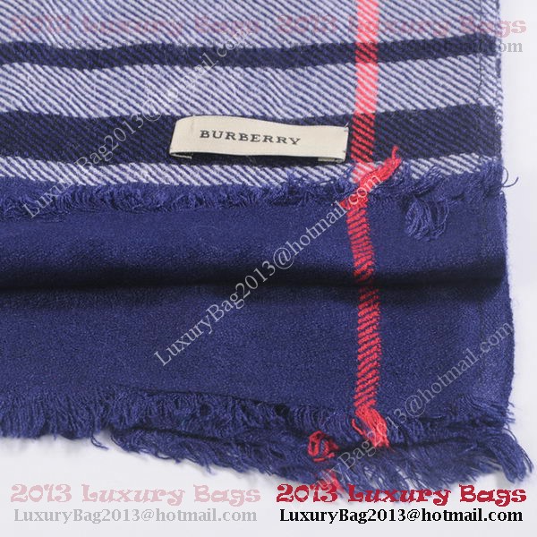 Burberry Scarves Cashmere WJBUR16 Blue