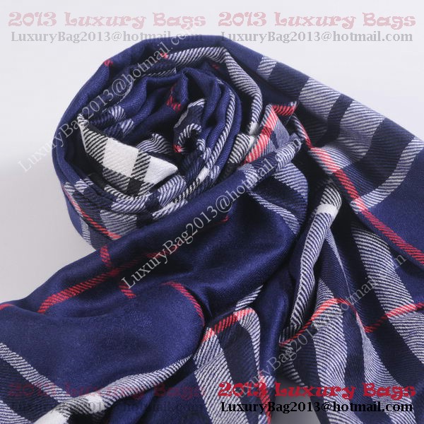 Burberry Scarves Cashmere WJBUR16 Blue