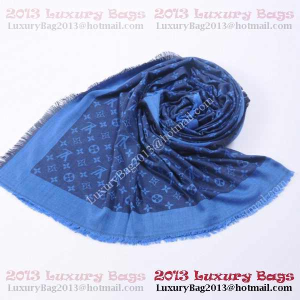 Louis Vuitton Scarves Cotton WJLV091 Blue