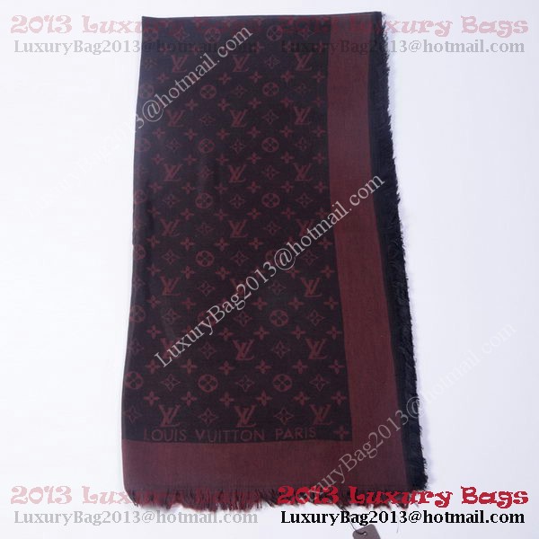 Louis Vuitton Scarves Cotton WJLV091 Dark Brown