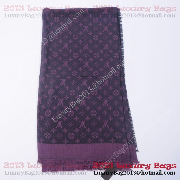 Louis Vuitton Scarves Cotton WJLV091 Purple