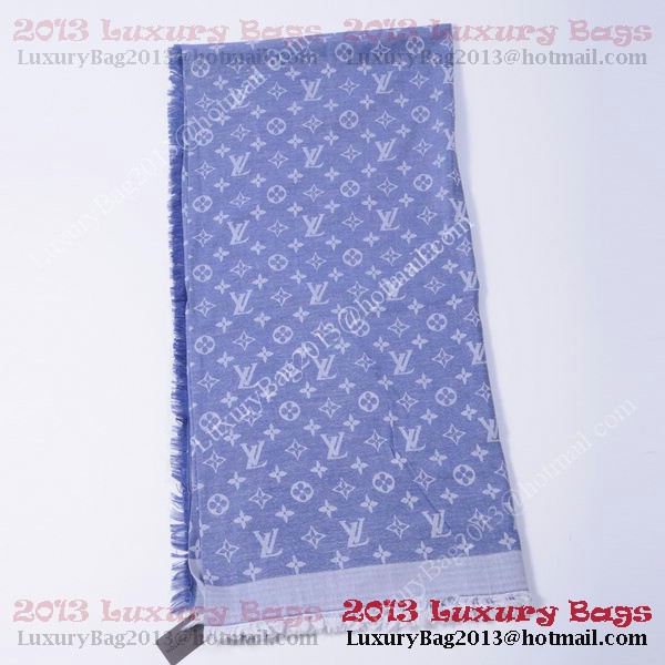 Louis Vuitton Scarves Cotton WJLV091 SkyBlue