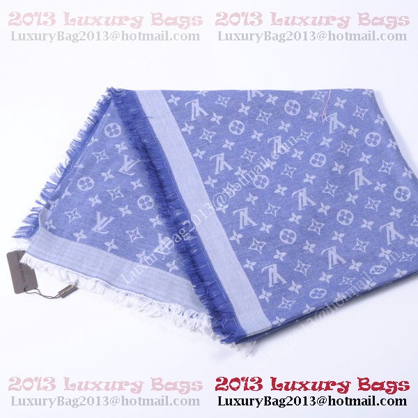 Louis Vuitton Scarves Cotton WJLV091 SkyBlue