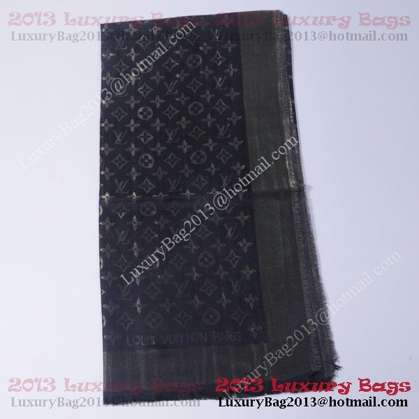 Louis Vuitton Scarves Cotton WJLV092 Black&Gold