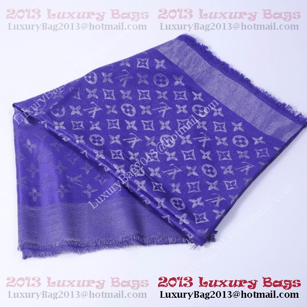 Louis Vuitton Scarves Cotton WJLV092 Purple