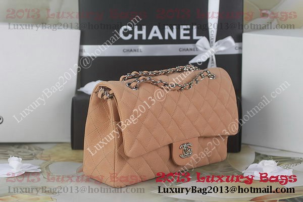 Chanel 2.55 Series Classic Flap Bag 1112 Apricot Original Cannage Patterns Gold