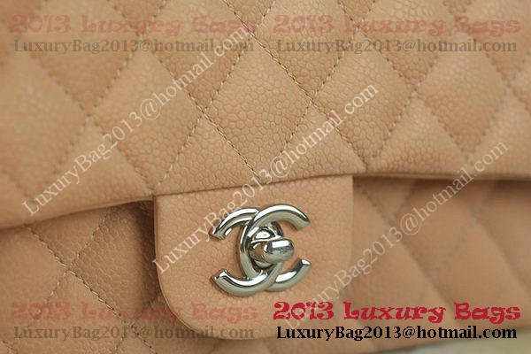 Chanel 2.55 Series Classic Flap Bag 1112 Apricot Original Cannage Patterns Gold