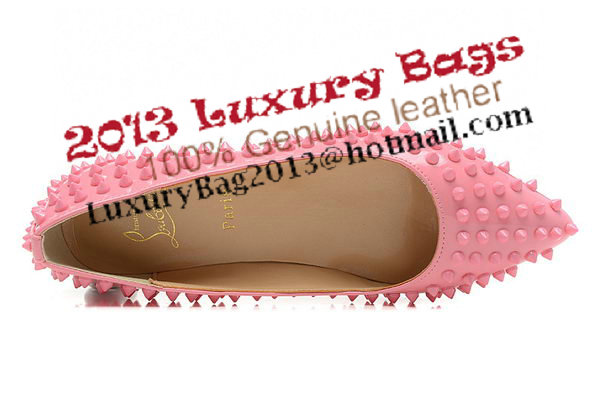 Christian Louboutin PIGALLE SPIKES Flat CL1329 Pink