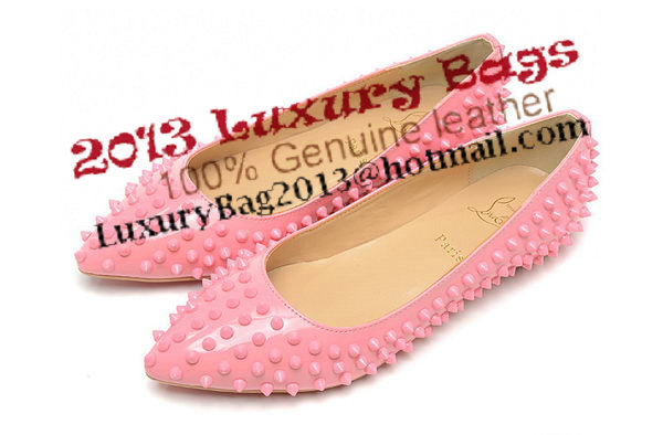 Christian Louboutin PIGALLE SPIKES Flat CL1329 Pink