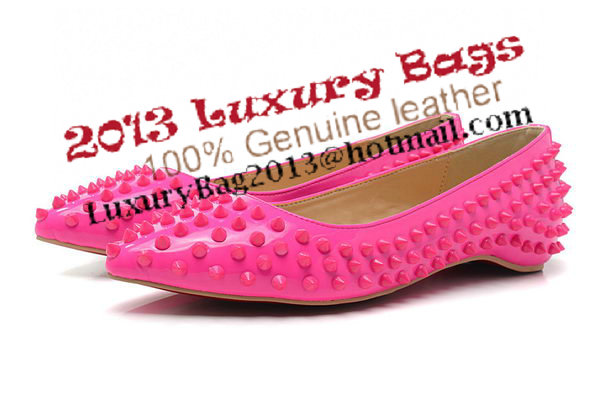 Christian Louboutin PIGALLE SPIKES Flat CL1329 Rose