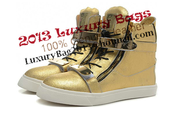 Giuseppe Zanotti Men Sneakers GZ0152 Gold