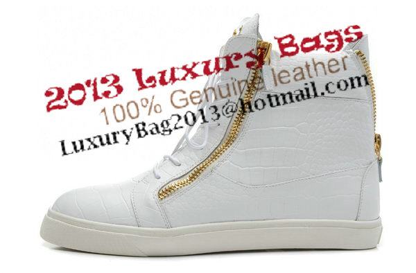 Giuseppe Zanotti Men Sneakers GZ0154 White