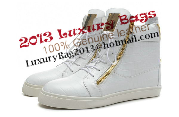 Giuseppe Zanotti Men Sneakers GZ0154 White