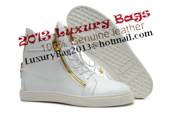 Giuseppe Zanotti Men Sneakers GZ0154 White