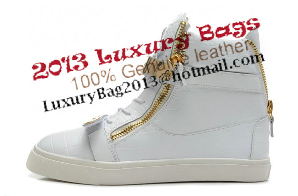Giuseppe Zanotti Men Sneakers GZ0155 White