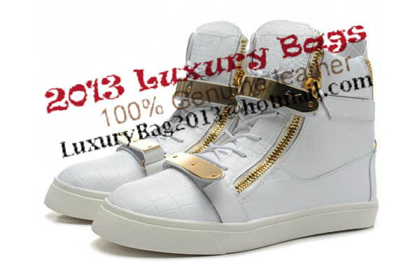 Giuseppe Zanotti Men Sneakers GZ0155 White