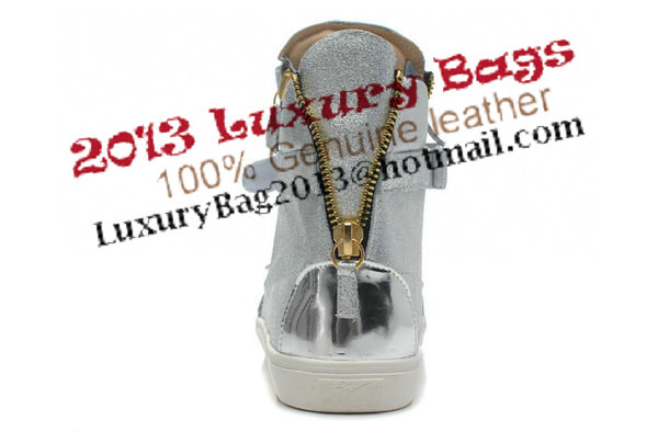 Giuseppe Zanotti Men Sneakers GZ0156 Silver