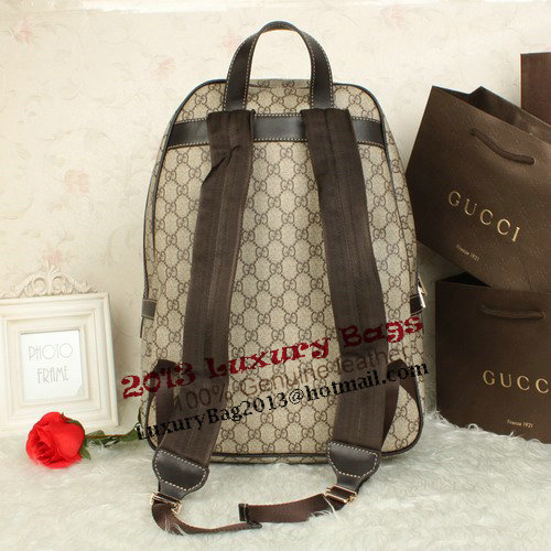 Gucci Supreme Canvas Backpack 322069 Brown