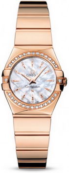 Omega Constellation Polished Quarz Mini Watch 158637E