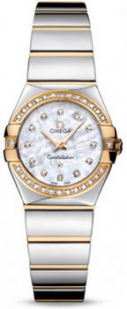 Omega Constellation Polished Quarz Mini Watch 158637Q