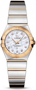 Omega Constellation Polished Quarz Mini Watch 158637V