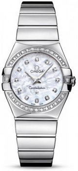 Omega Constellation Polished Quarz Small Watch 158638AD