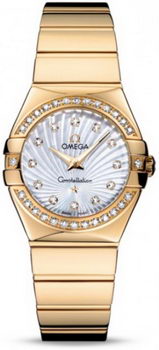 Omega Constellation Polished Quarz Small Watch 158638D