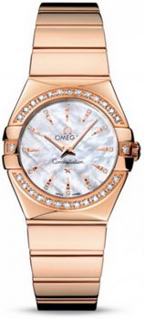 Omega Constellation Polished Quarz Small Watch 158638E