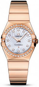 Omega Constellation Polished Quarz Small Watch 158638F