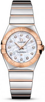 Omega Constellation Polished Quarz Small Watch 158638W