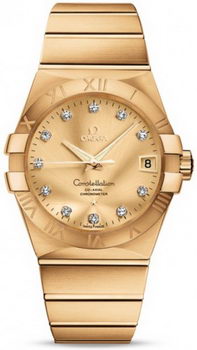 Omega Constellation Chronometer 38mm Watch 158630J