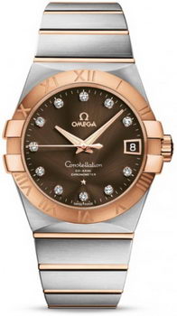 Omega Constellation Chronometer 38mm Watch 158630W
