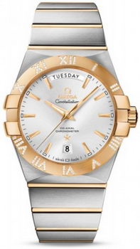 Omega Constellation Day Date Watch 158631E