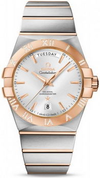 Omega Constellation Day Date Watch 158631F